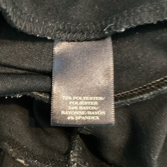 Ann Taylor Career Top Size XXS Black Sleeveless Peplum - Picture 7 of 7